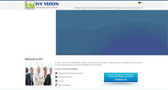 Desktop Screenshot of ivy-vision.com